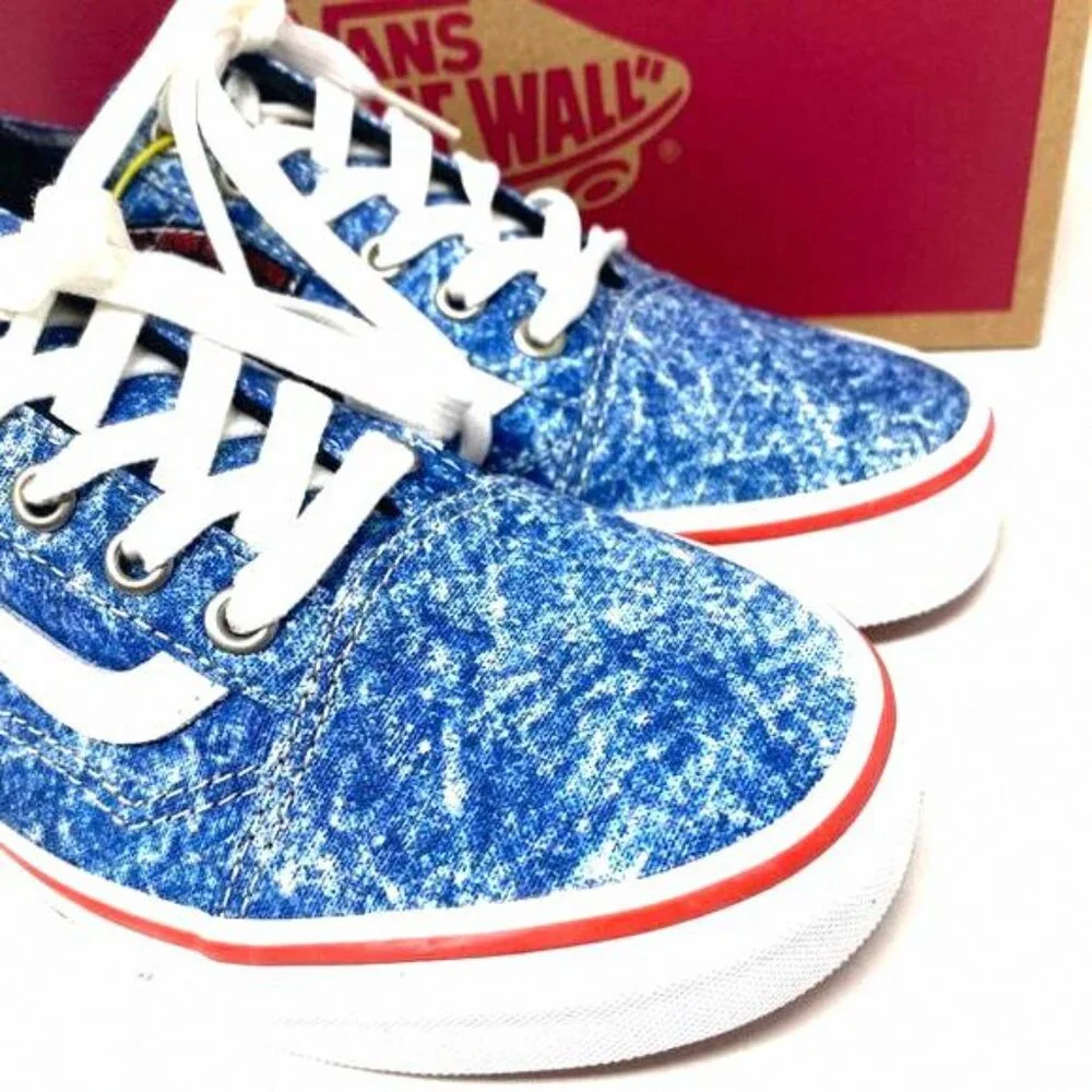 VANS Old Skool Shoe Cobra Kai Multi Canvas Sneakers VN0A3WKT6GL Size Women's Low
